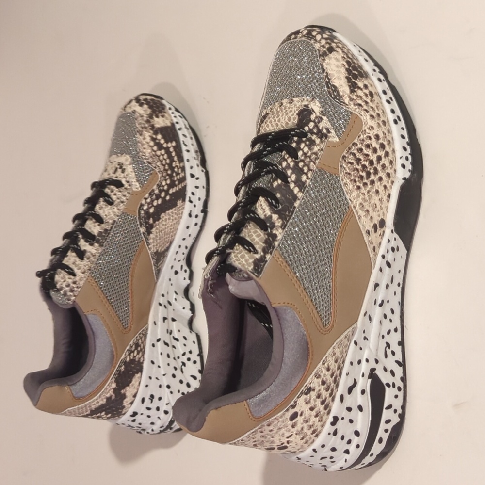 Steve Madden Bena Python Wedge Sneaker Size 6.5 - image 3